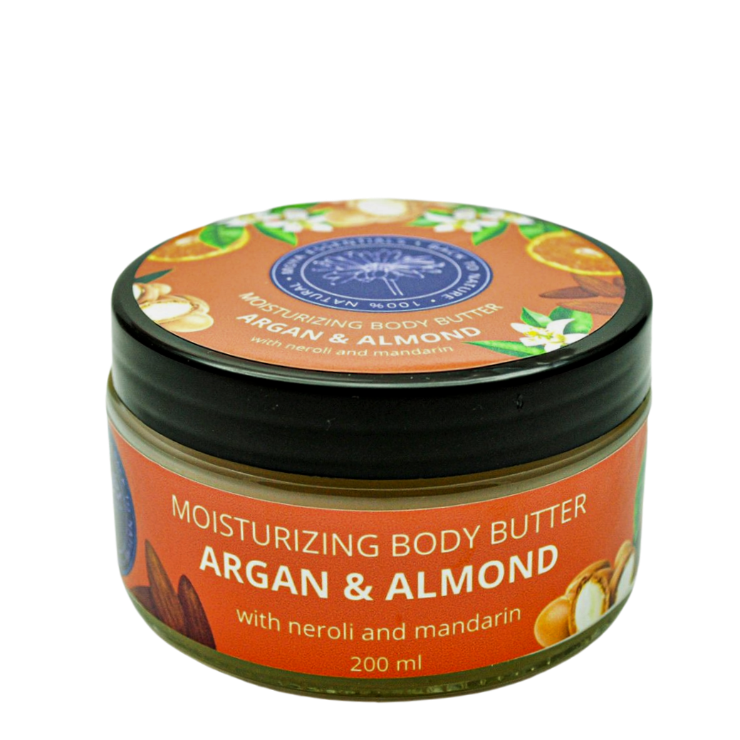 Moisturizing Body Butter - Argan & Almond with neroli & mandarin