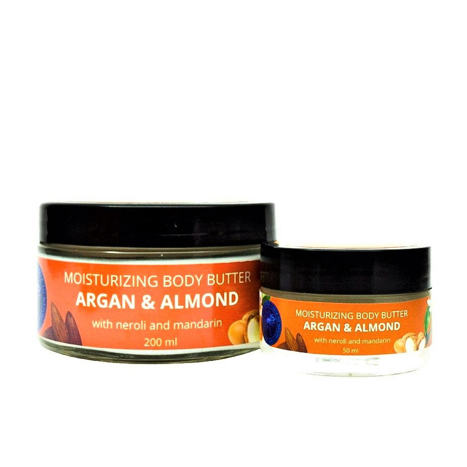 Moisturizing Body Butter - Argan & Almond with neroli & mandarin