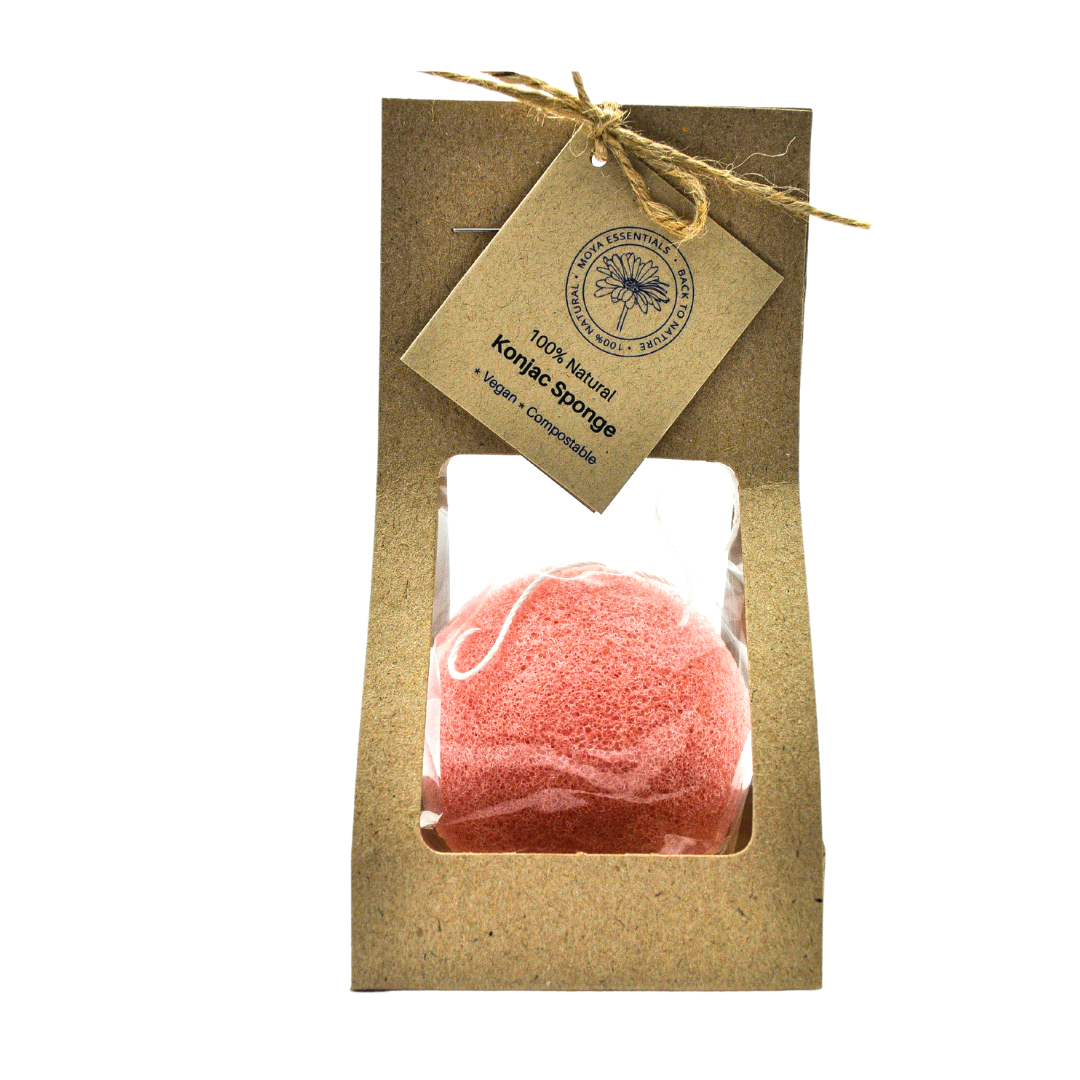 Konjac Sponge - Pink Clay