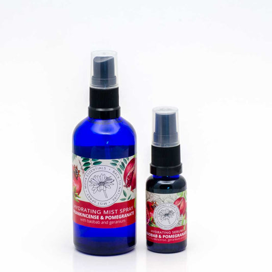 Hydrating Serum & Mist Spray Combo - Baobab & Pomegranate