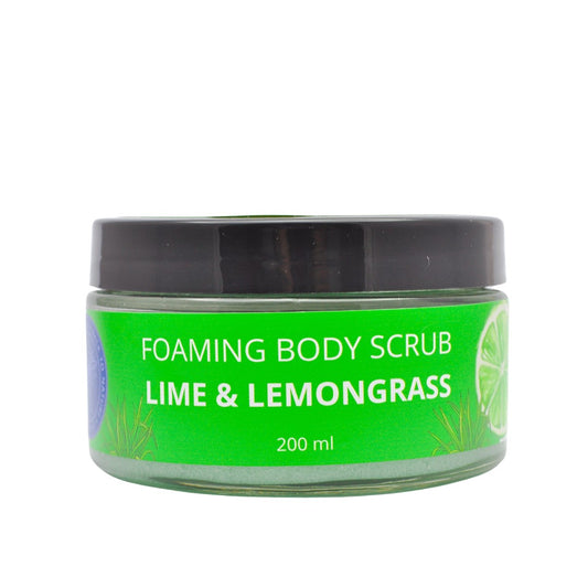 Foaming Body Scrub – Lime & Lemongrass 200ml
