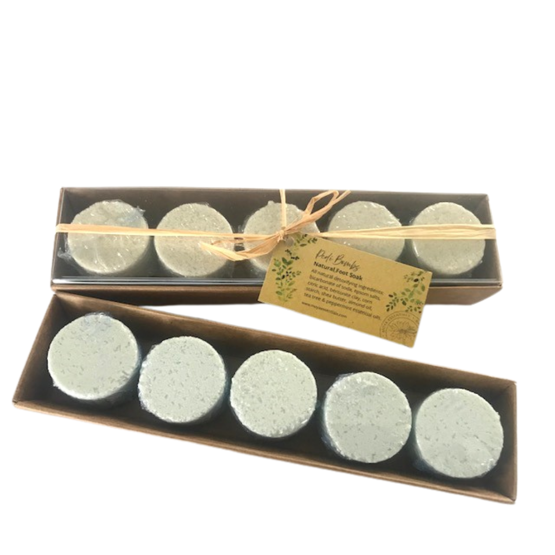 Pedi Bombs – Natural Foot Soak (box of 5)