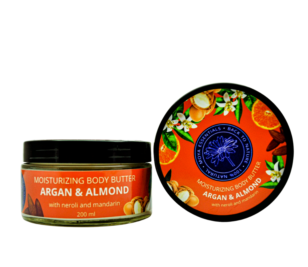 Moisturizing Body Butter - Argan & Almond with neroli & mandarin