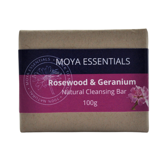 Rosewood & Geranium - Natural Cleansing Bar